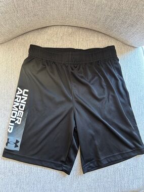 Under Armour Kids Black Performance Athletic Shorts